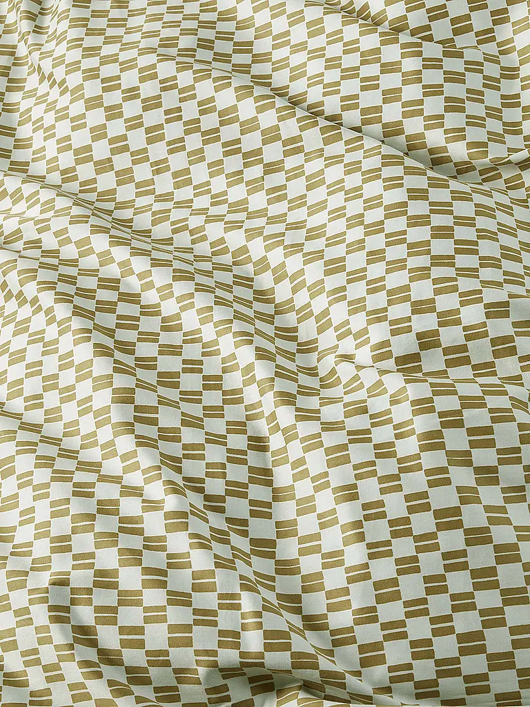 MARC O'POLO HOME | Ropa de cama de satén SVEA 70x90cm/140x200cm Verde plateado | Oliva