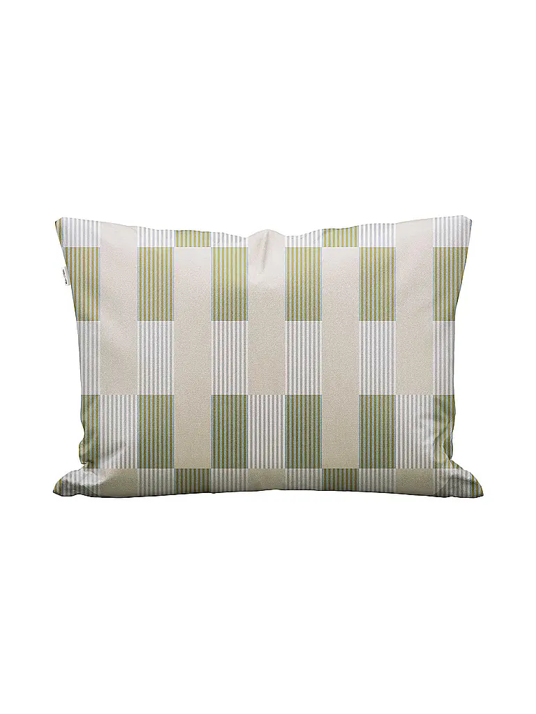 MARC O'POLO HOME | Ropa de cama de satén SVERRE 70x90cm/140x200cm Bright Pea | Oliva