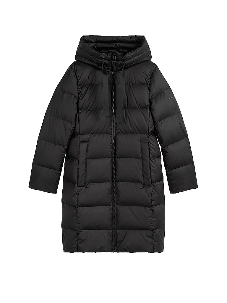 MARC O'POLO | Abrigo acolchado de plumón | Negro