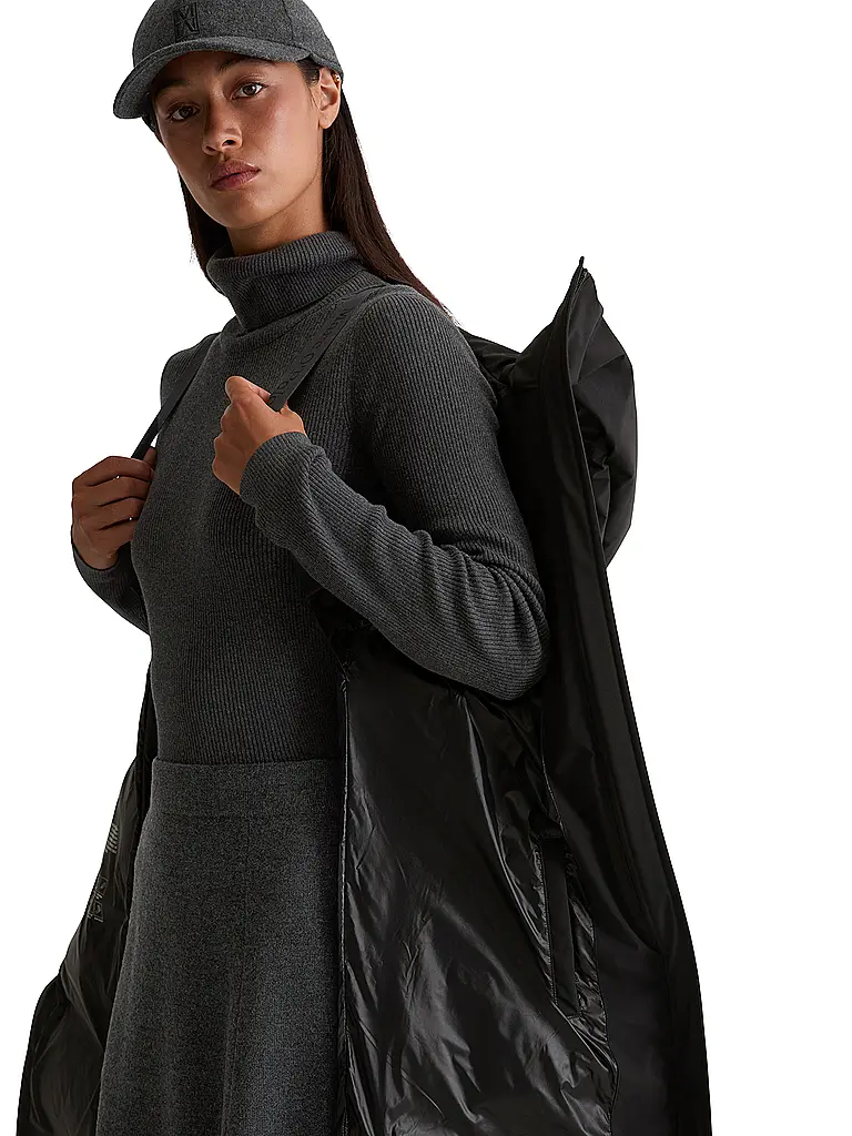 MARC O'POLO | Abrigo acolchado | Negro