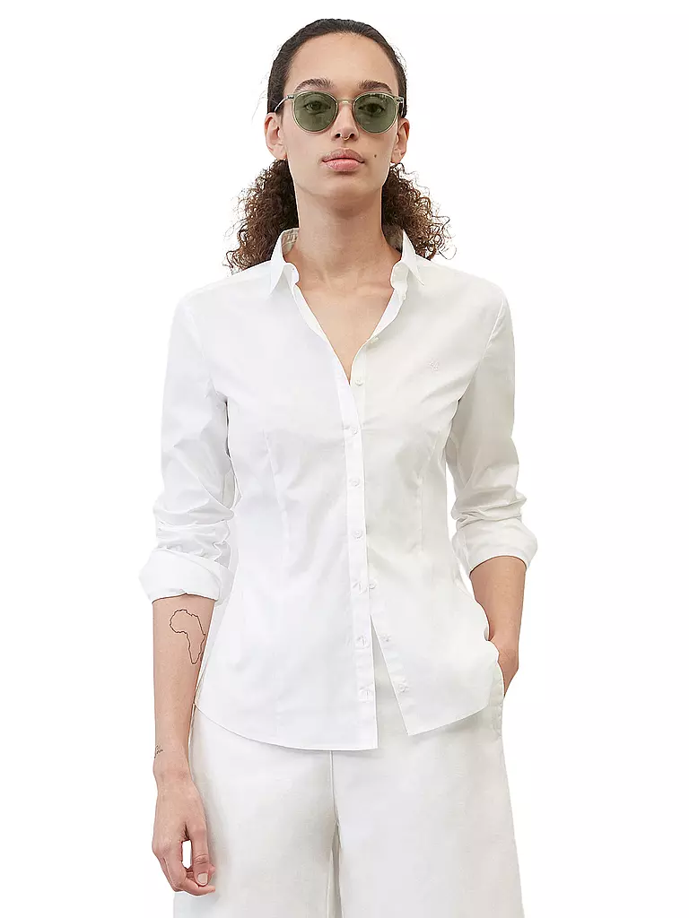 MARC O'POLO | Blusa camisera | Blanco