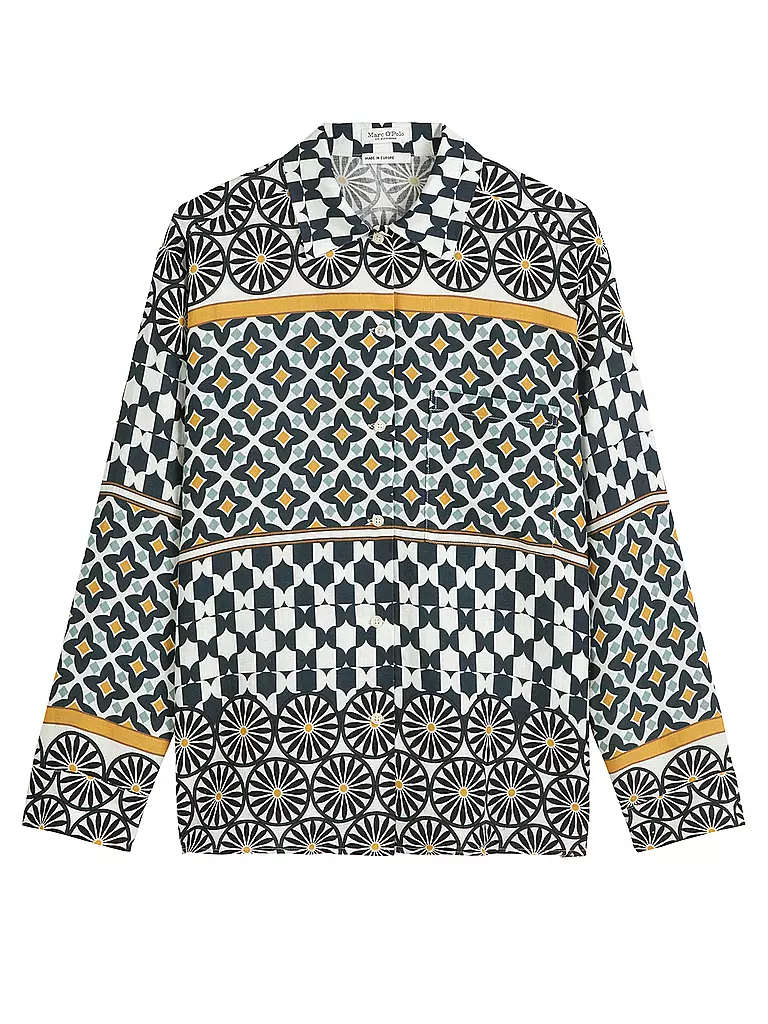 MARC O'POLO | Blusa de lino | Azul oscuro
