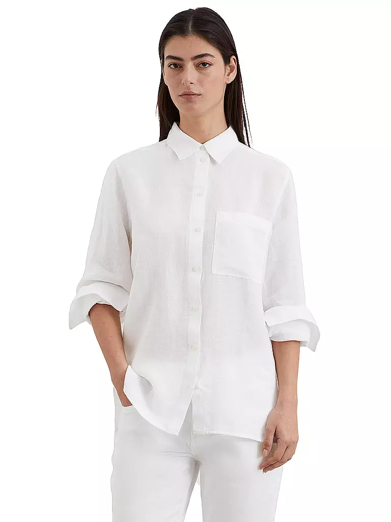 MARC O'POLO | Blusa de lino | Blanco