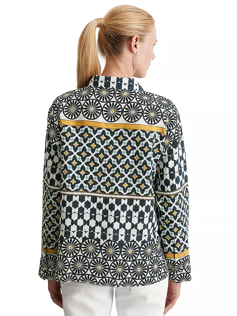 MARC O'POLO | Blusa de lino | Azul oscuro