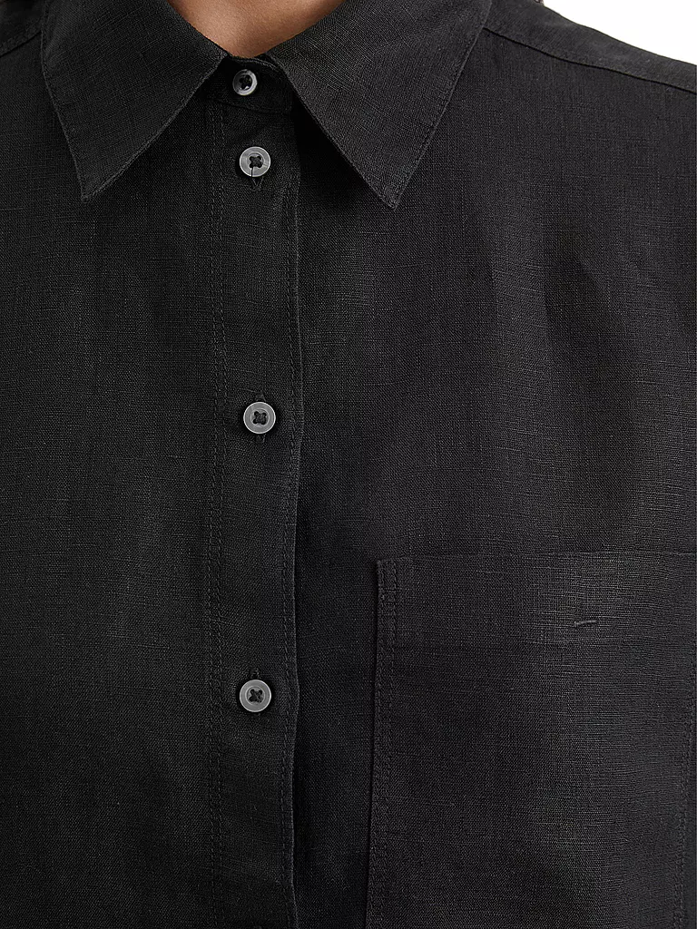 MARC O'POLO | Blusa de lino | Negro