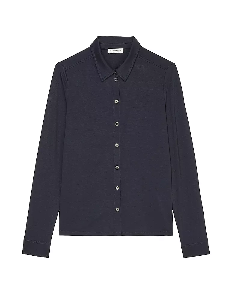 MARC O'POLO | Blusa de punto de camiseta | Azul oscuro