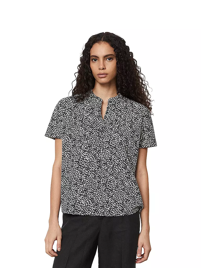 MARC O'POLO | Blusenshirt  | Negro