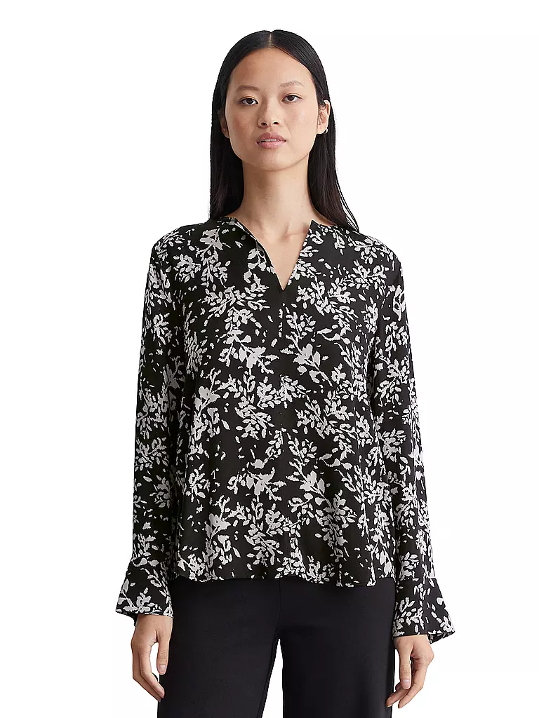 MARC O'POLO | Blusenshirt  | Negro