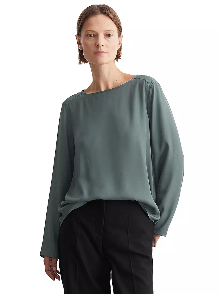MARC O'POLO | Blusenshirt  | Verde oscuro