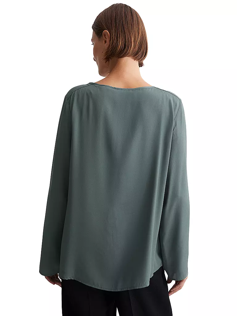 MARC O'POLO | Blusenshirt  | Verde oscuro