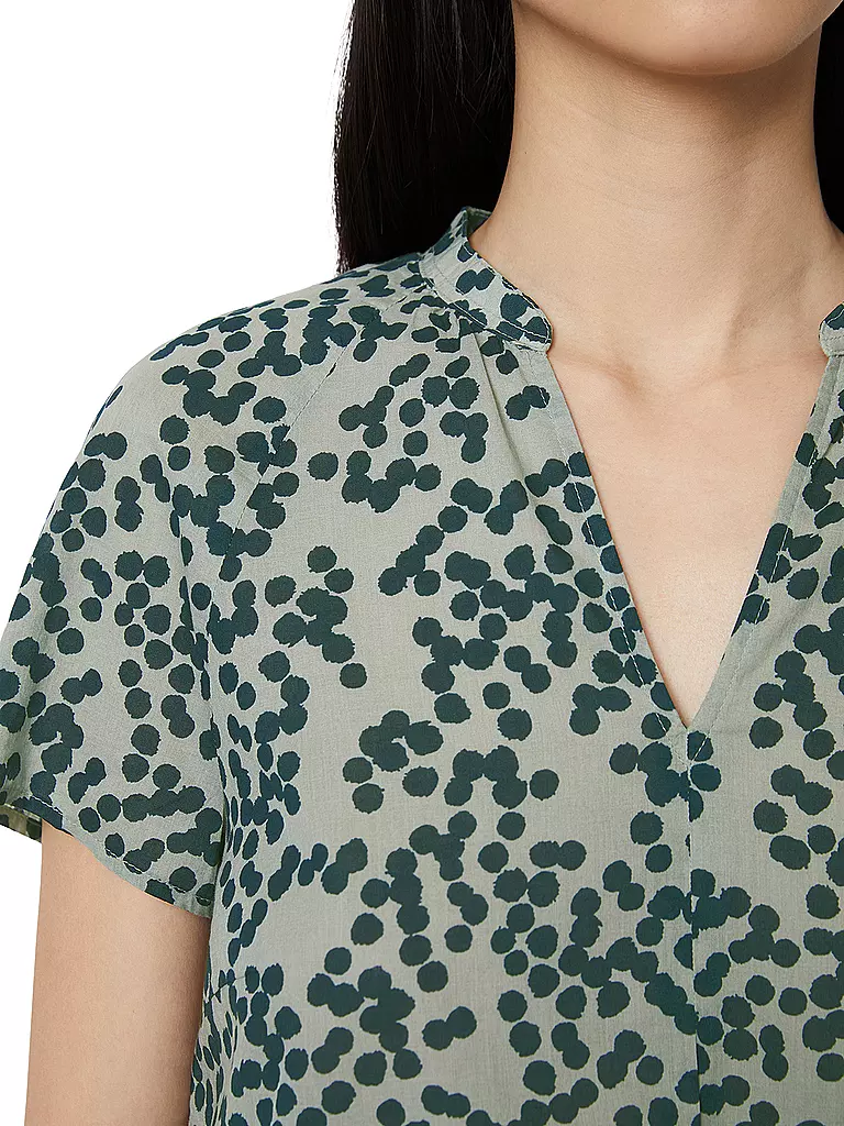 MARC O'POLO | Blusenshirt | Verde oscuro