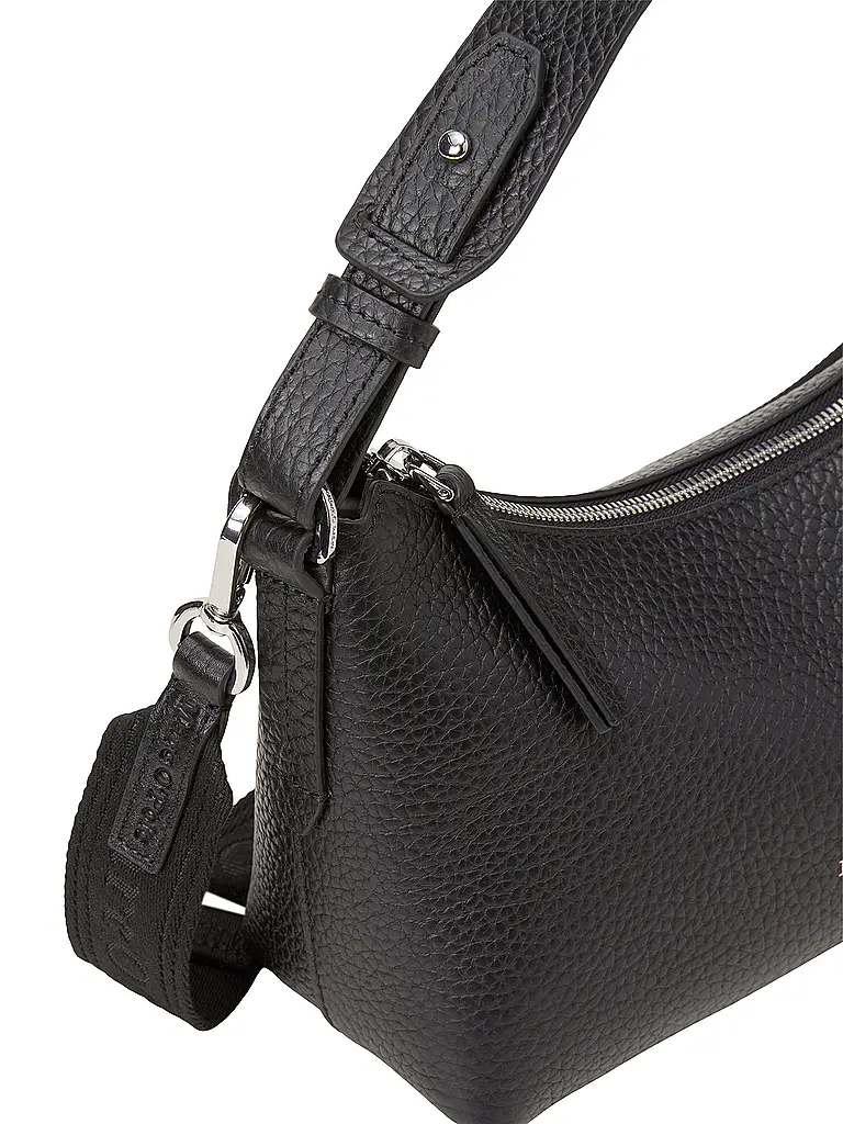 MARC O'POLO | Bolso de cuero - Bolso bandolera mediano | Negro