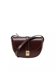 MARC O'POLO | Bolso de cuero - Bolso bandolera pequeño | Rojo oscuro