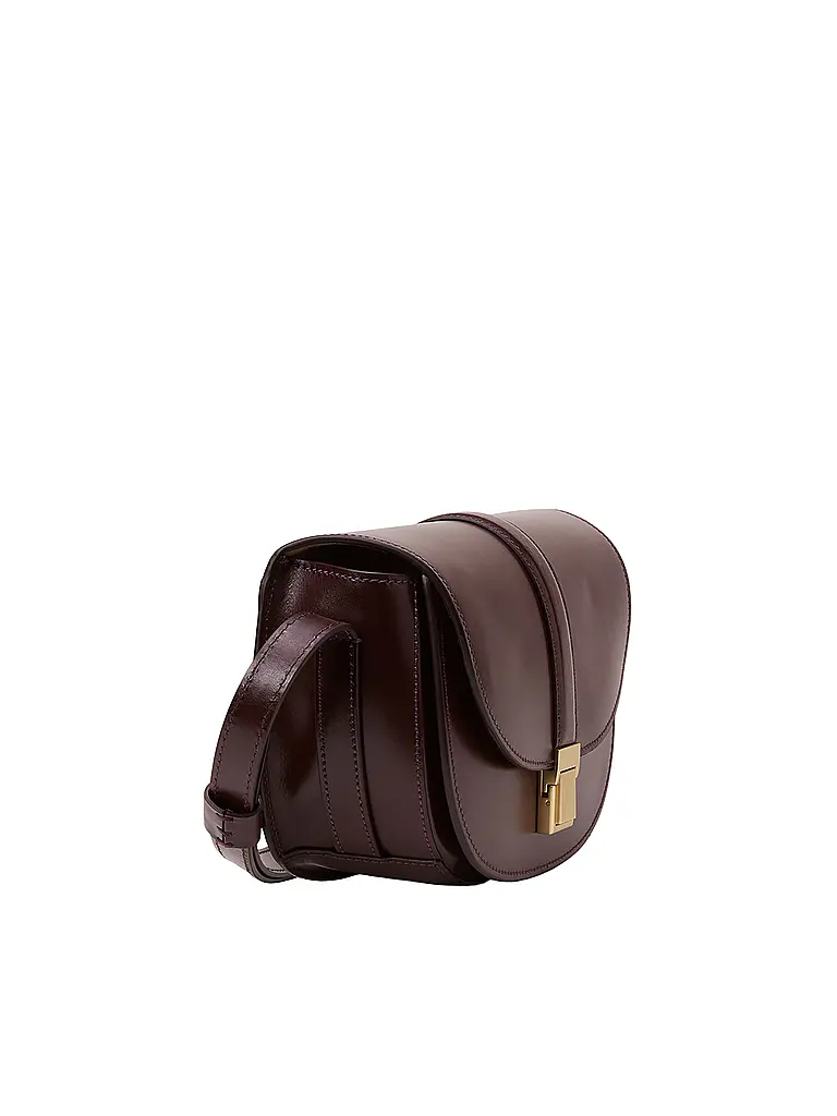 MARC O'POLO | Bolso de cuero - Bolso bandolera pequeño | Rojo oscuro