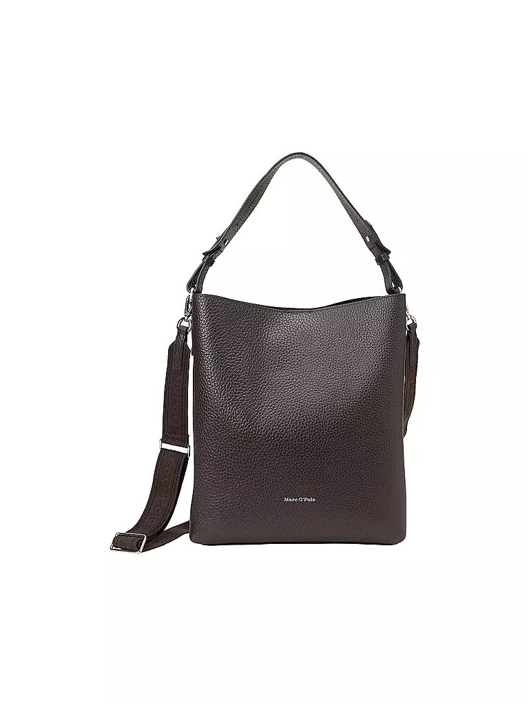 MARC O'POLO | Bolso de cuero - Hobo Bag Medium | braun