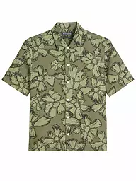 MARC O'POLO | Camisa de lino corte regular | Oliva