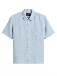 MARC O'POLO | Camisa de lino corte regular | Azul