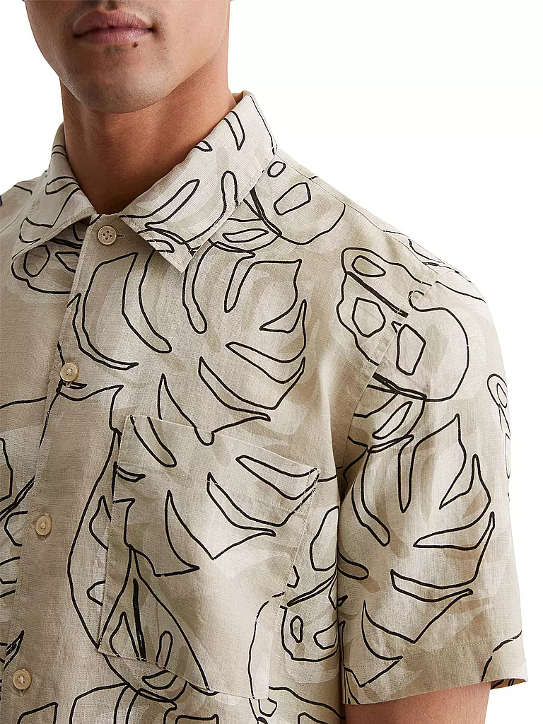 MARC O'POLO | Camisa de lino corte regular | 