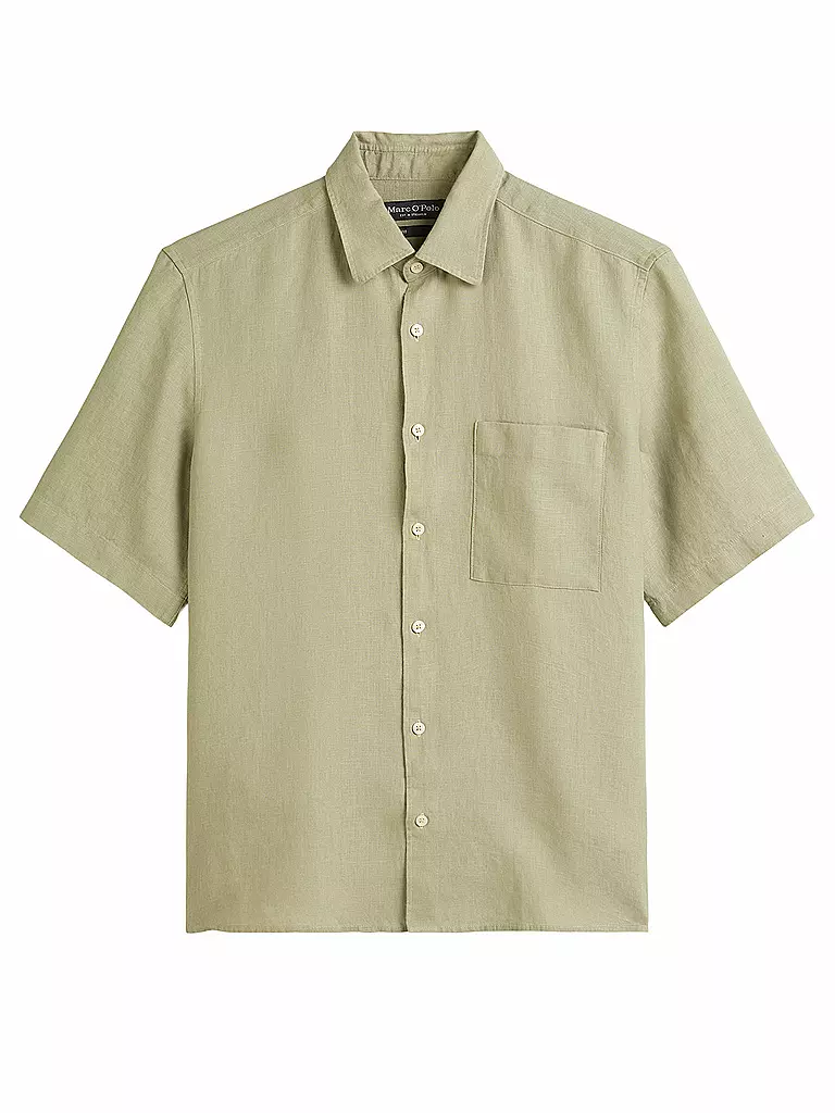 MARC O'POLO | Camisa de lino | Oliva