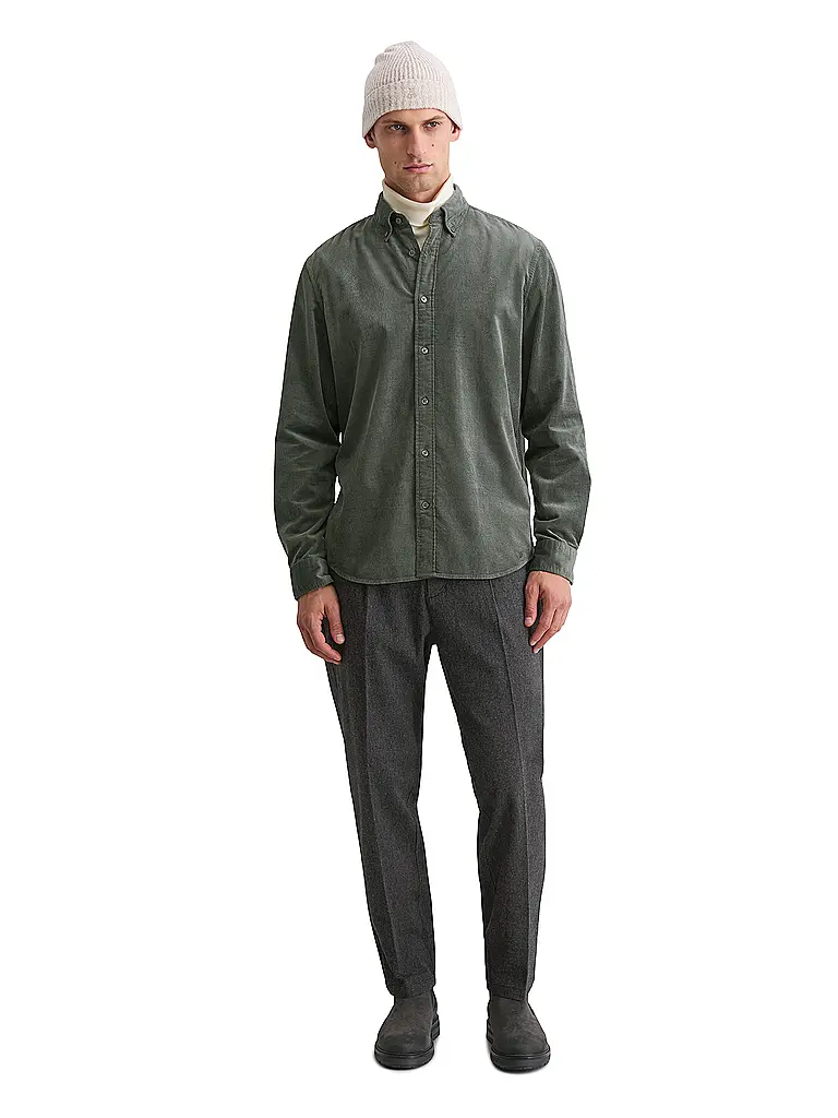 MARC O'POLO | Camisa | Verde oscuro