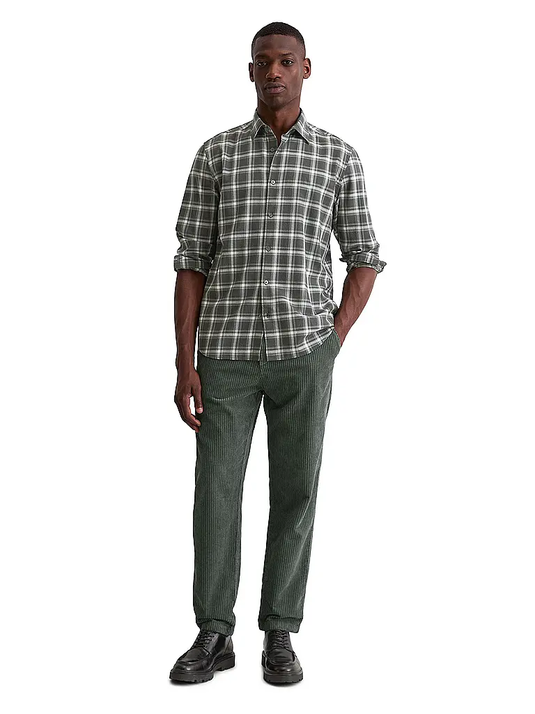 MARC O'POLO | Camisa | Verde oscuro