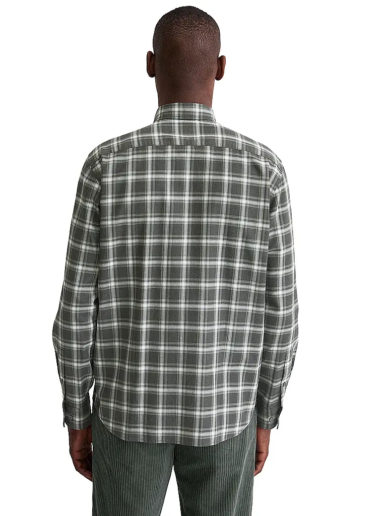 MARC O'POLO | Camisa | Verde oscuro