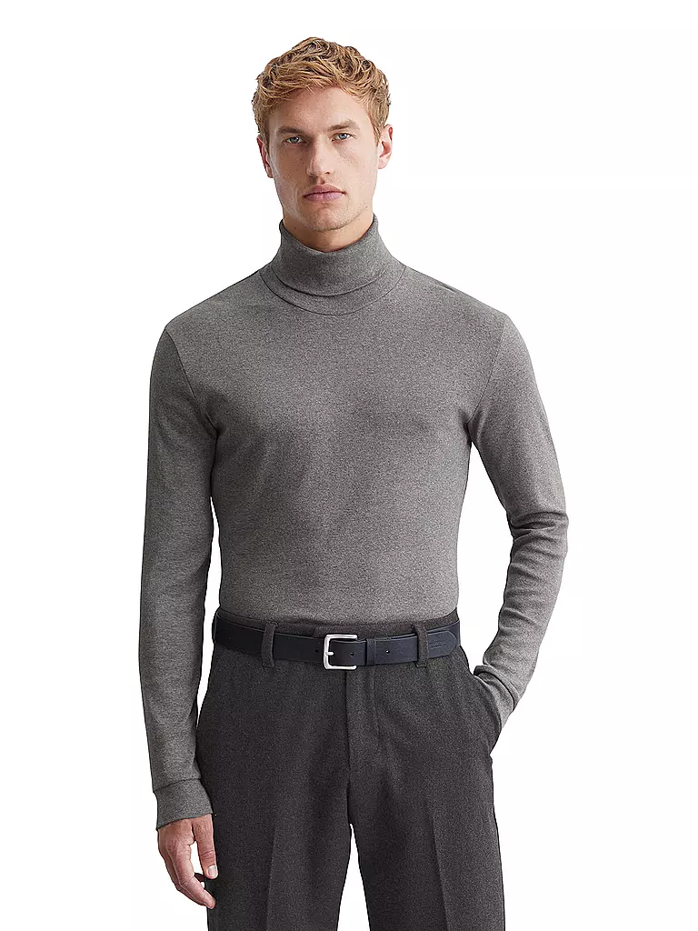 MARC O'POLO | Camiseta de cuello alto | Gris