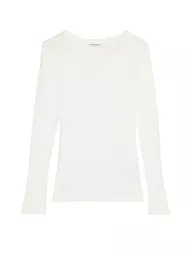 MARC O'POLO | Camiseta de manga larga | Blanco