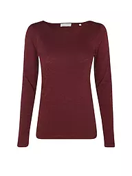 MARC O'POLO | Camiseta de manga larga | Rojo oscuro