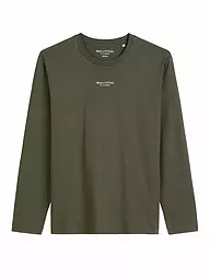 MARC O'POLO | Camiseta de manga larga | Oliva