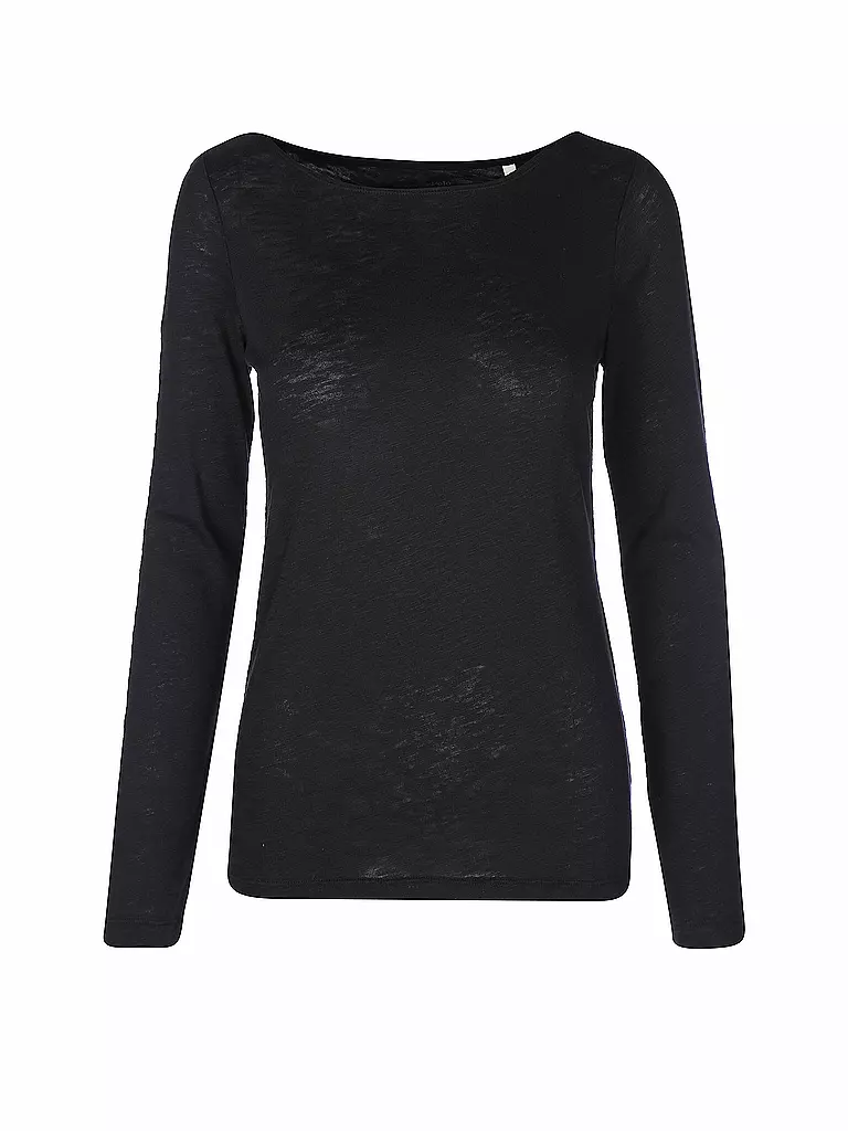 MARC O'POLO | Camiseta de manga larga | Negro