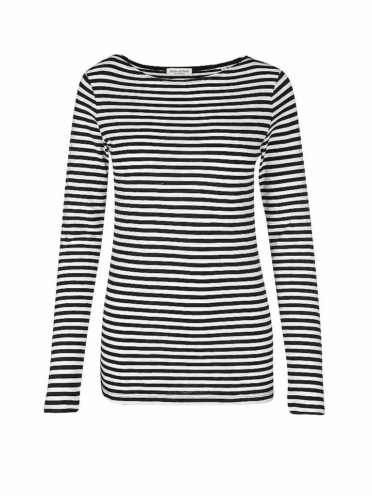 MARC O'POLO | Camiseta de manga larga | Negro