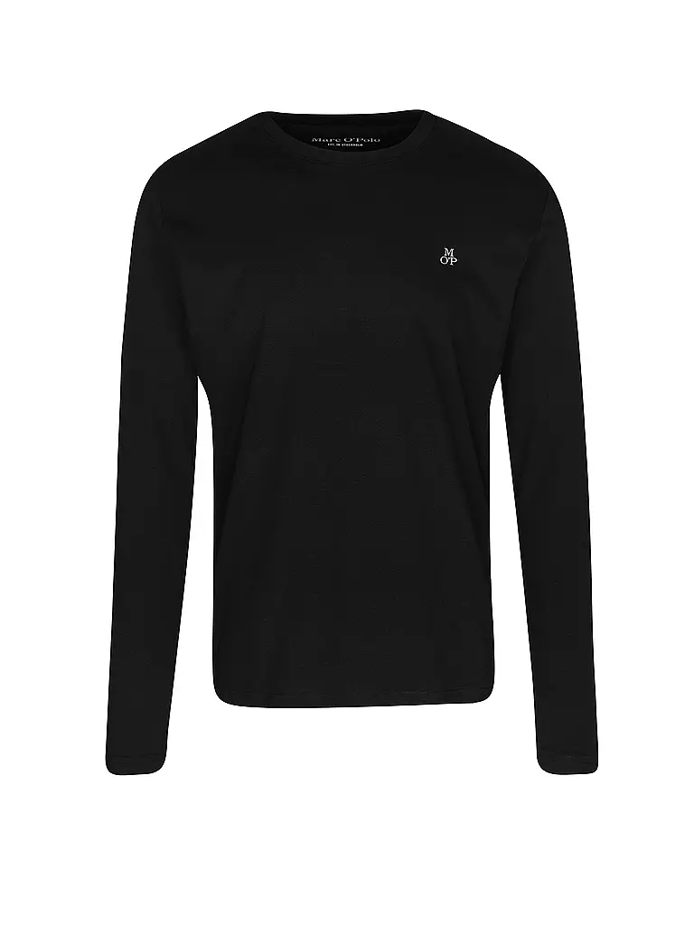 MARC O'POLO | Camiseta de manga larga | Negro