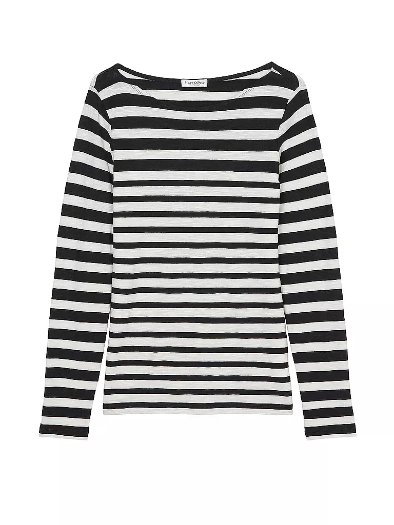 MARC O'POLO | Camiseta de manga larga | Negro