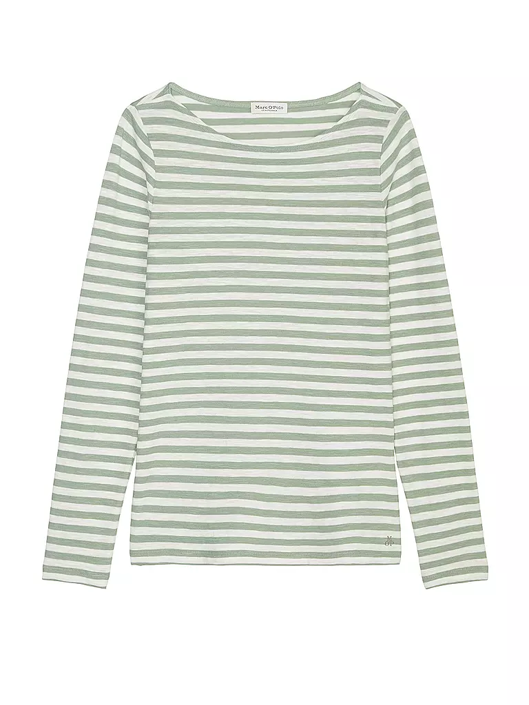 MARC O'POLO | Camiseta de manga larga | Verde claro