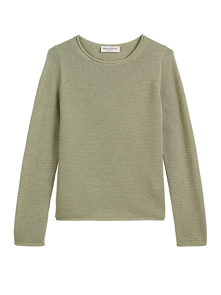 MARC O'POLO | Camiseta de manga larga | Verde claro