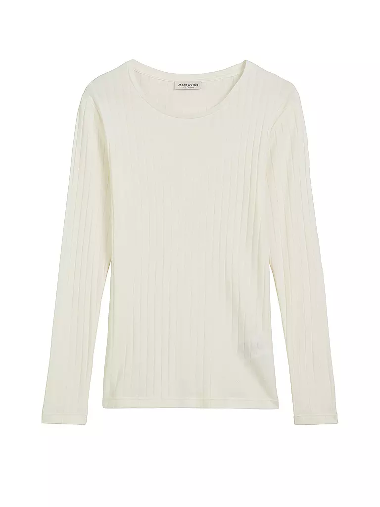 MARC O'POLO | Camiseta de manga larga | Blanco