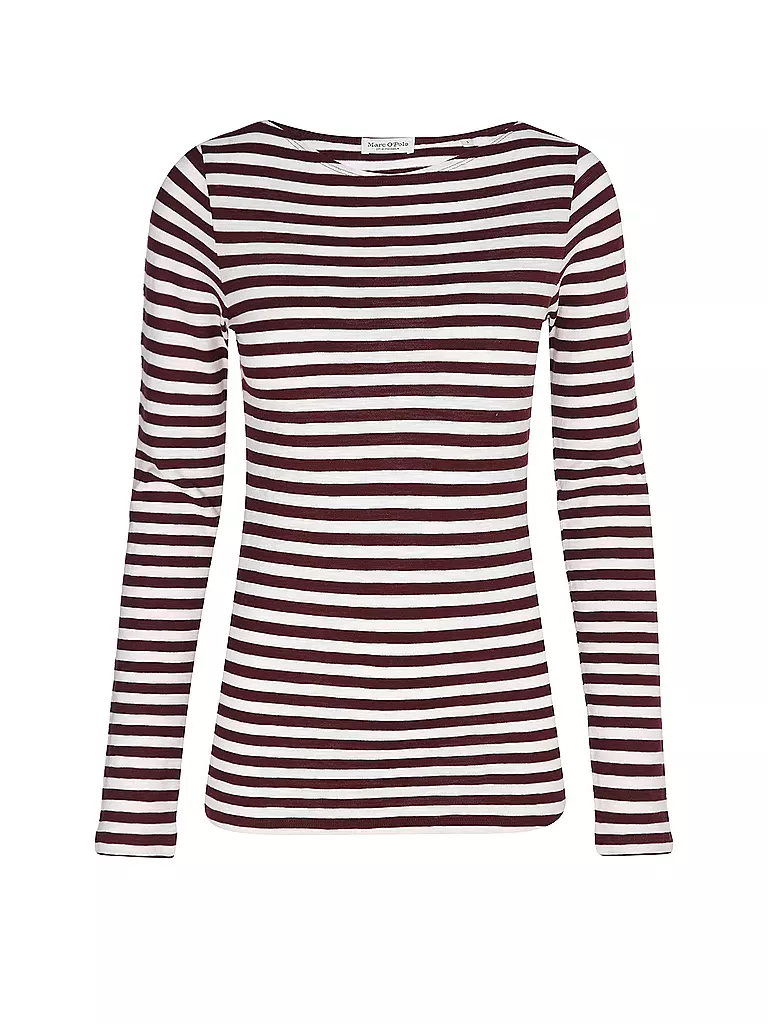 MARC O'POLO | Camiseta de manga larga | Rojo oscuro