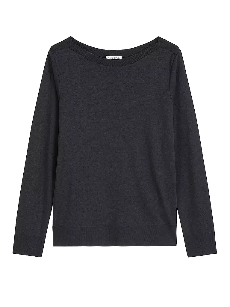MARC O'POLO | Camiseta de manga larga | Azul oscuro