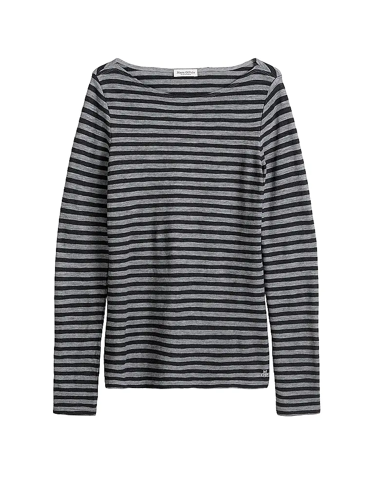 MARC O'POLO | Camiseta de manga larga | Gris