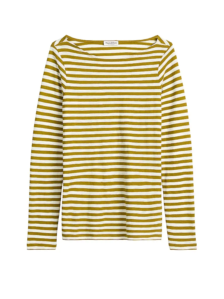 MARC O'POLO | Camiseta de manga larga | Oliva