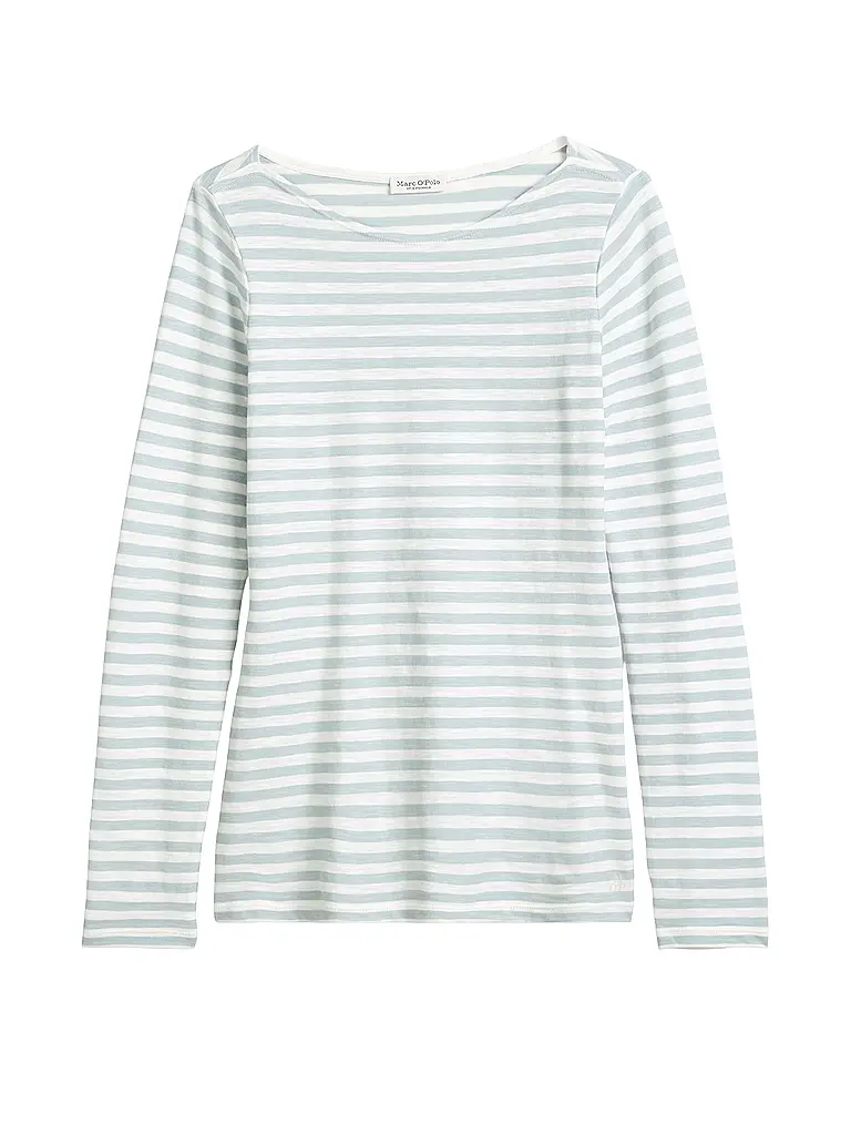 MARC O'POLO | Camiseta de manga larga | Azul claro