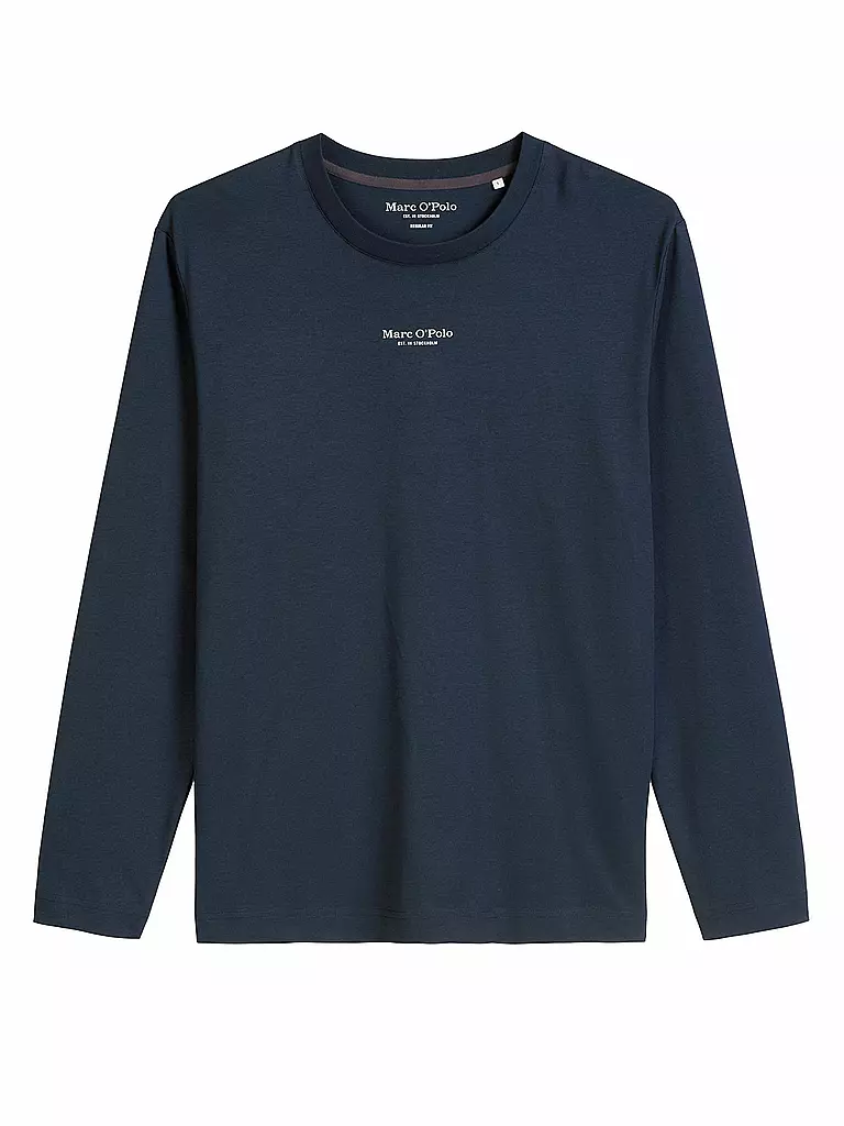 MARC O'POLO | Camiseta de manga larga | Azul