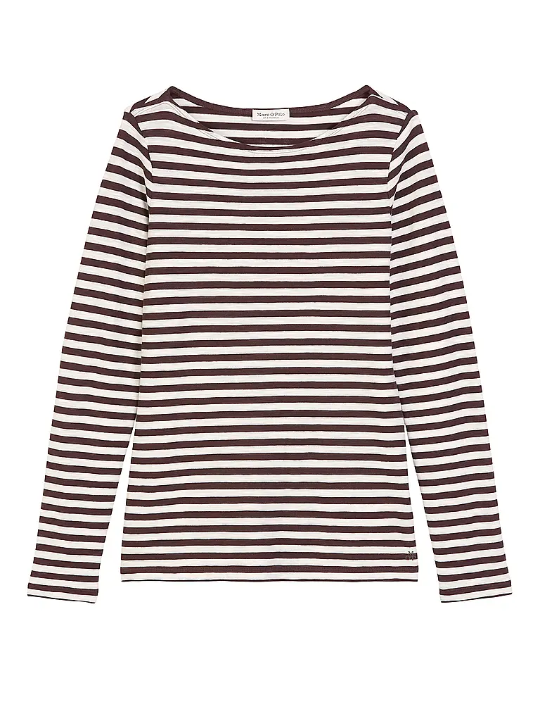MARC O'POLO | Camiseta de manga larga | Rojo oscuro