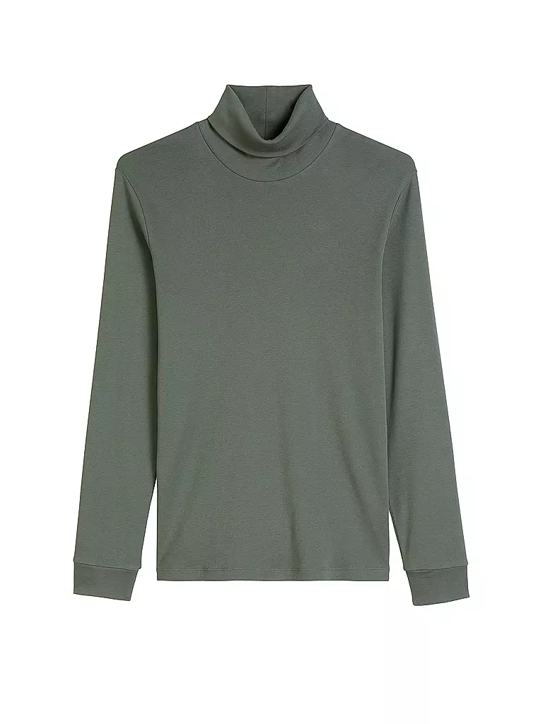 MARC O'POLO | Camiseta de manga larga | Verde oscuro