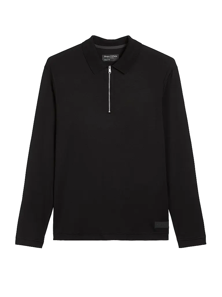MARC O'POLO | Camiseta de manga larga | Negro
