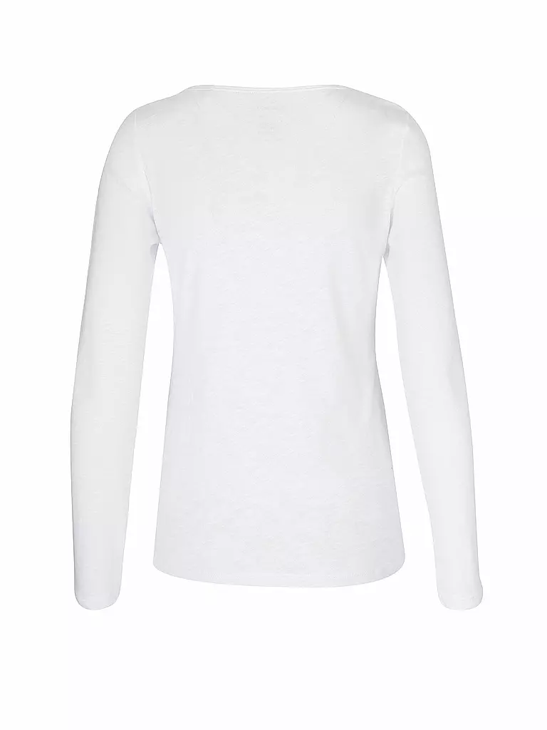 MARC O'POLO | Camiseta de manga larga | Blanco