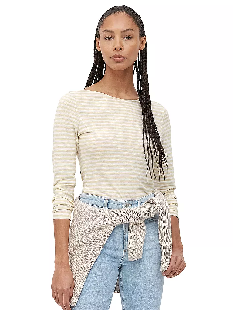 MARC O'POLO | Camiseta de manga larga | Beige