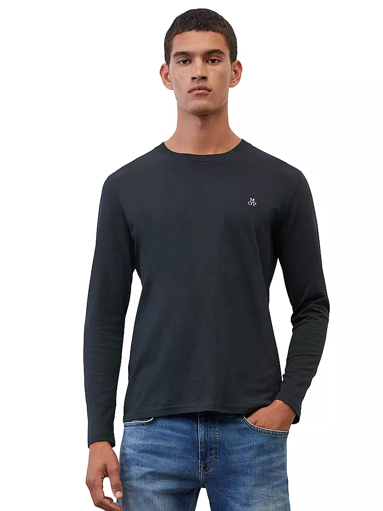 MARC O'POLO | Camiseta de manga larga | Azul