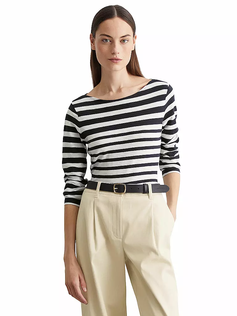 MARC O'POLO | Camiseta de manga larga | Negro